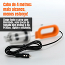 UltraPotência ProVac 180W - Aspirador Portátil Ultra potente Com Reservatório 550ml Bicos Extras Cabo 4,0 metros 12v Carro, Caminhão, Caminhonete