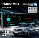 Rádio Som Automotivo Mp3 C/ App 2 Usb's Bluetooth Pen Drive