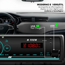 Rádio Som Automotivo Mp3 C/ App 2 Usb's Bluetooth Pen Drive