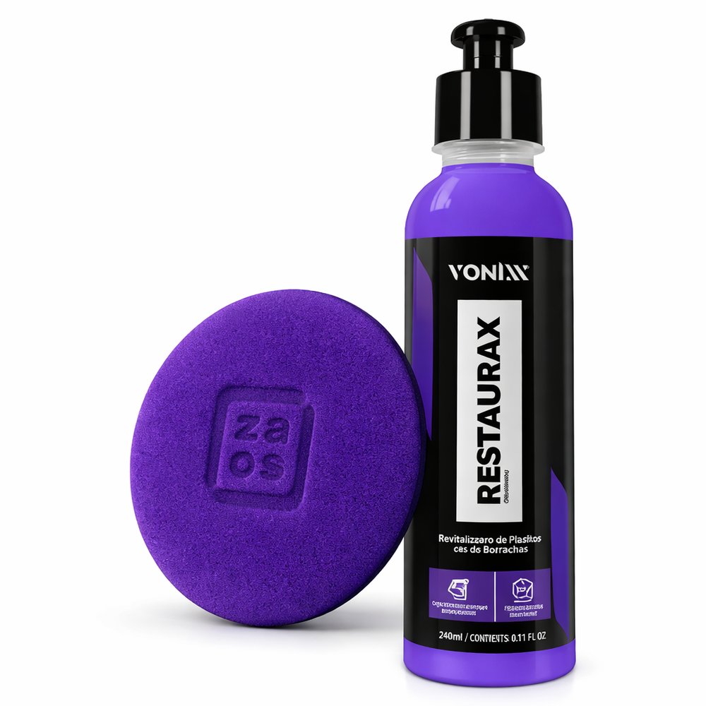 KIT Restaurax 240ml Vonixx e Aplicador de espuma zacs Restaurador e Re
