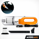 UltraPotência ProVac 180W - Aspirador Portátil Ultra potente Com Reservatório 550ml Bicos Extras Cabo 4,0 metros 12v Carro, Caminhão, Caminhonete