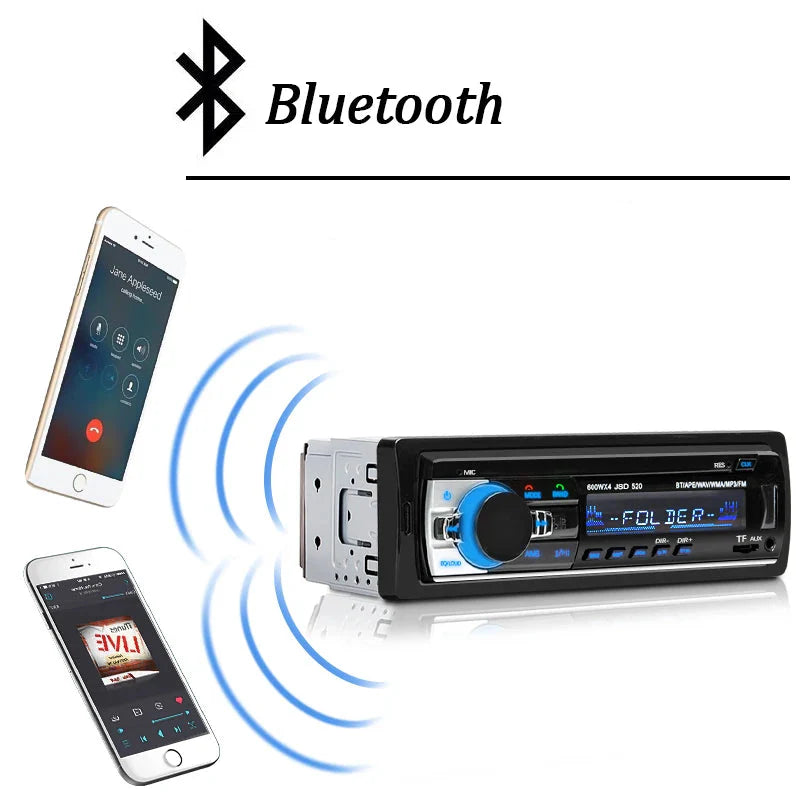 Rádio MP3 Automotivo Bluetooth