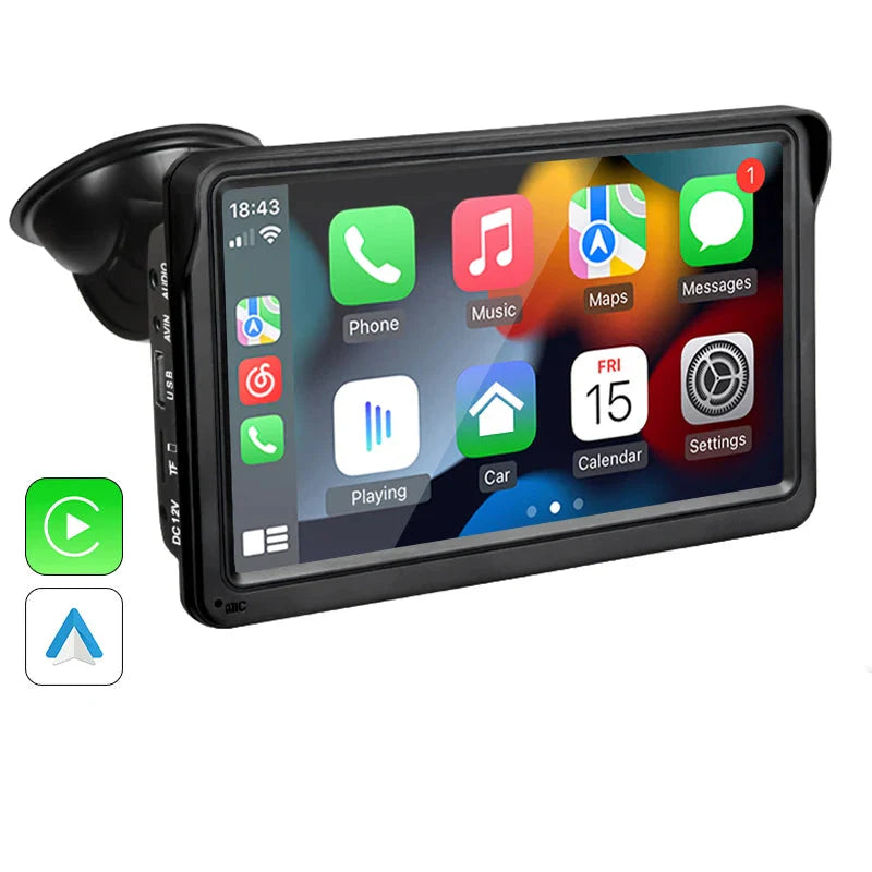 Multimídia Automotivo com CarPlay e Android Auto