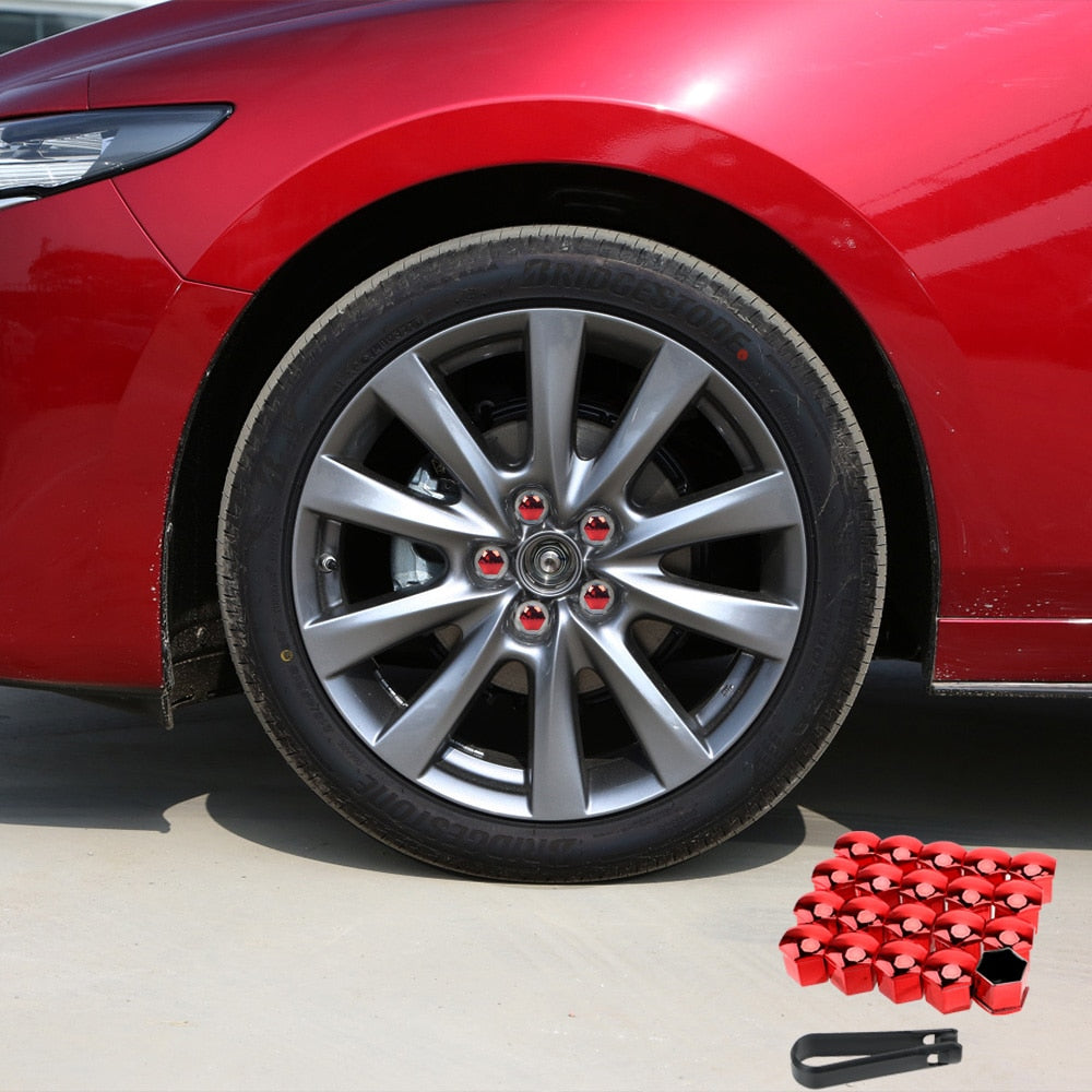 Tampa de Parafuso de Roda - Kit 20 Peças